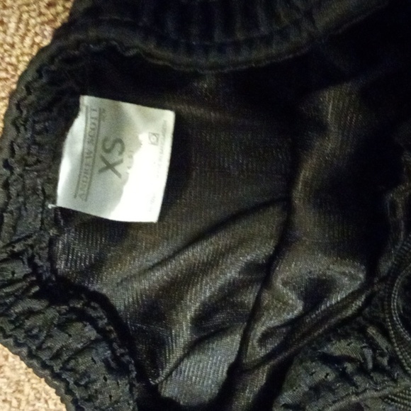 ANDREW SCOTT BBALL SHORTS MESH LIKE POCKETS DRAWSTRING BLACK SIZE 5 - Picture 4 of 4